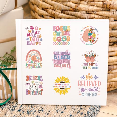 Boho Mental Health UV DTF Cup Wraps Waterproof Trnasfers Stickers for Mug - color: Positive Quote