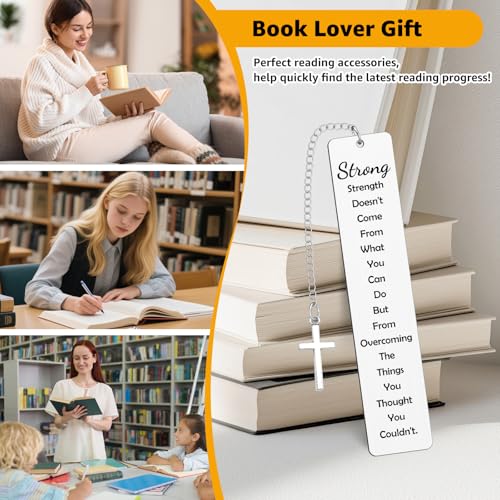 Easter Basket Stuffers Inspirational Christian Bookmark Gifts for Women Men Religious Book Mark Page Marker for Women Friends Birthday Baptism First Communion Graduation Retirement Gifts - color: Religious Fund 9