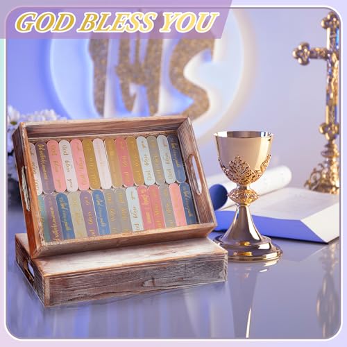 100 Christian Gifts for Women Bulk, Boho Bible Scripture Nail Files - style: Simple