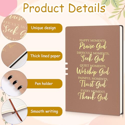 Shinylin 7 Pcs Christian Gifts for Women, Psalm Bible Verse Set, beige - color: Beige