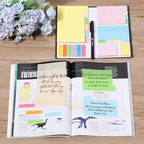 Mr. Pen- Transparent Sticky Notes Set, 760 Pack - color: Pastel 2, size: 1 Set (Pack of 2)