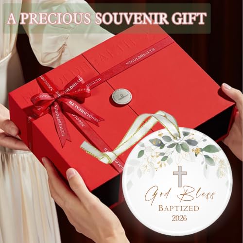 Baptism Cross Gift for Boys, God Bless Cross Ornament - color: Color5