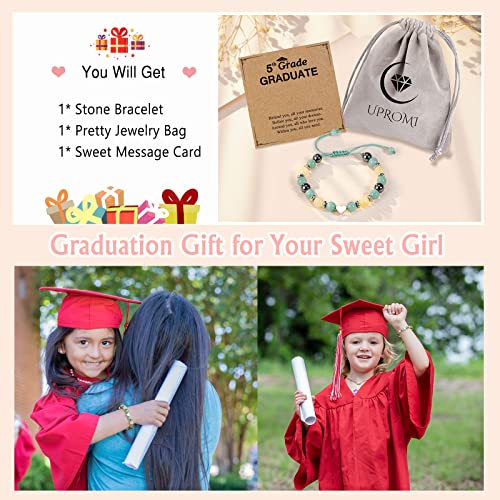 UPROMI To My Daughter/Granddaughter/Niece Bracelet Gifts for Girls - style: 5th Grade Graduate