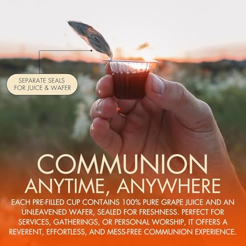 PACK IT HUB Miracle Meal Communion Cups & Wafer Set, Box of 500 Traditional - size: 500 Count