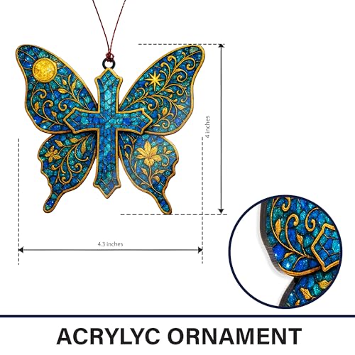 Butterfly Gifts for Women – Butterfly Suncatcher Inspirational Spiritual Gifts for Women 2026 for Christmas Mothes Day, Christian Gift Religious Gift Women Birthday Gifts, Valentines, Mothers Day - color: Butterfly 2
