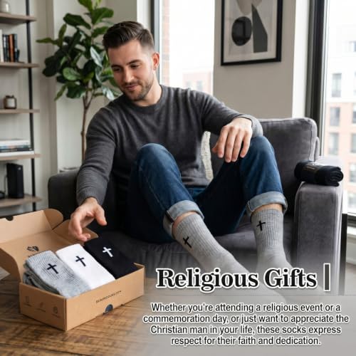 Shihanee 12 Pairs Cross Socks Men Crew - color: Multicolor