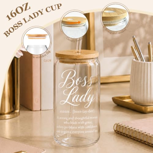 LUICONMO Thank You Gifts for Boss Lady, Bosses Day Gifts for Women - style: Boss