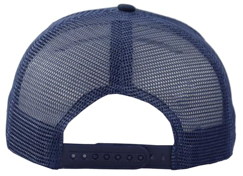 The Way The Truth The Life Trucker Hat for Men Women, Adjustable Embroidered Jesus Christian Baseball Cap - color: Navy