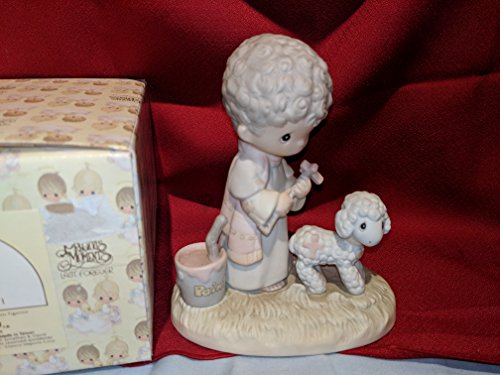 Precious Moments Figurine His Sheep Am I #E-7161