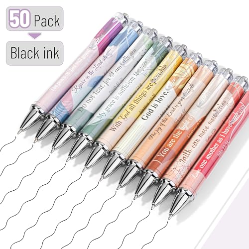Mr. Pen- Christian Pen Set, 50 Pack, Black Ink, Gradient Ombre - color: Gradient Ombre, Black Ink, size: 50 Pack