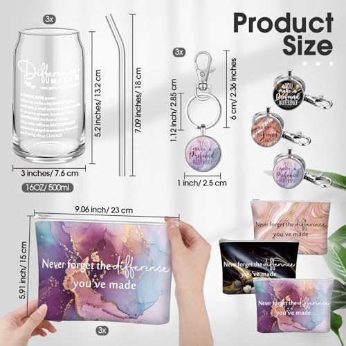 Hoolerry 9 Pcs Thank You Gifts for Women Employee, Difference Maker - style: Difference Maker