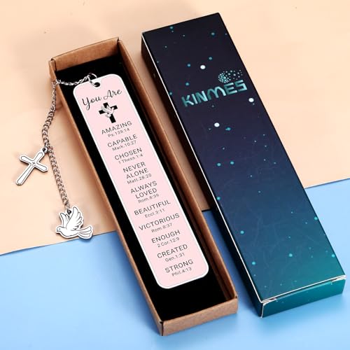Bible Bookmarks for Women Baptism Gifts for Teen Girls Christian Back to School Gift for Daughter Confirmation Bookmark for Teen Girl Faith Based Birthday Christmas Stocking Stuffers