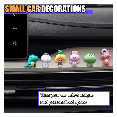 LAINLOY 6PCS Car Navigator Screen Ornaments, Dashboard Ornaments, Funny Car Display Decoration, Interior Decors Ornament Accessories for Women, Funny Gifts (Cute Animals) - size: Cute Animals