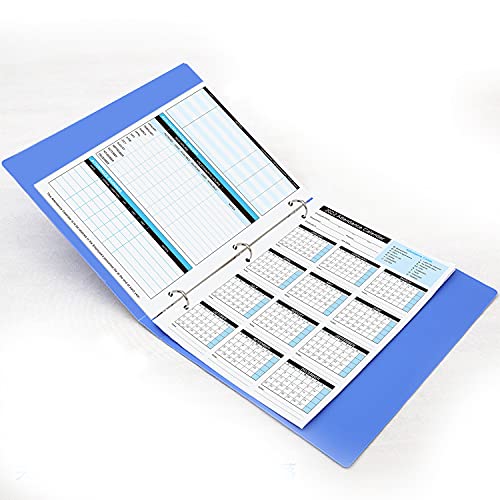 2027 Attendance Calendar Work Tracker Attendance Calendar Cards - 8.5 X 11 Cardstock/Pack of 25 Sheets