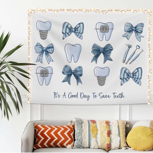 SAFDSGFDB Dentist Dental Office Decor Tapestry Wall Hanging 50x60 - color: Dental