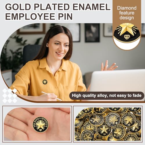Liliaafar 150 Pcs Employee of The Month Pin Bulk Reward Appreciation - style: You Make A Difference