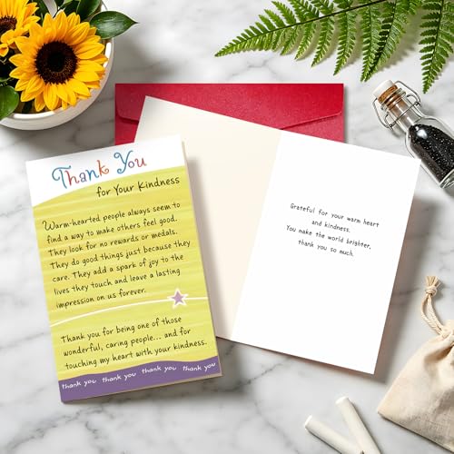 Thank You Cards with Envelopes, Thank You Card for Your Kindness - color: DXI#035