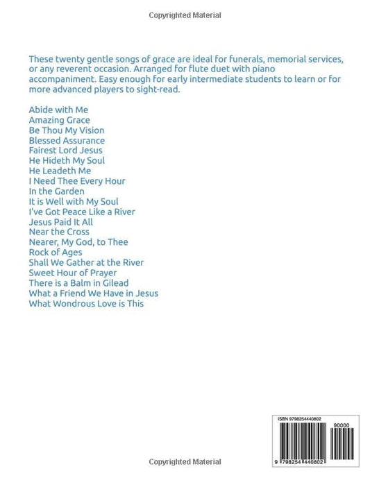 20 Peaceful Hymns for 2 Flutes with Piano Accompaniment