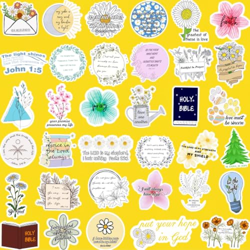 200 PCS Christian Inspirational Stickers, Jesus Bible Verse Stickers