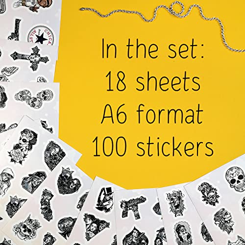 100Pcs Chicano Stickers Old, Chicano Phone Case Stickers, Mexican Decals for Water Bottles, Laptops Decals, Gifts for Women & Men - color: Chicano Stickers