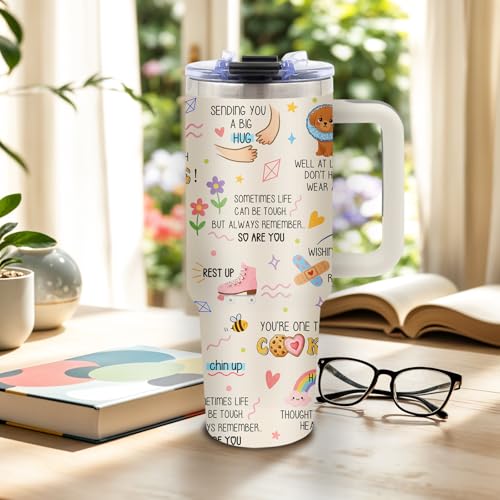 DUUV Get Well Soon Tumbler 40oz, Insulated Get Well Soon Gift for Women - color: Get Well Soon