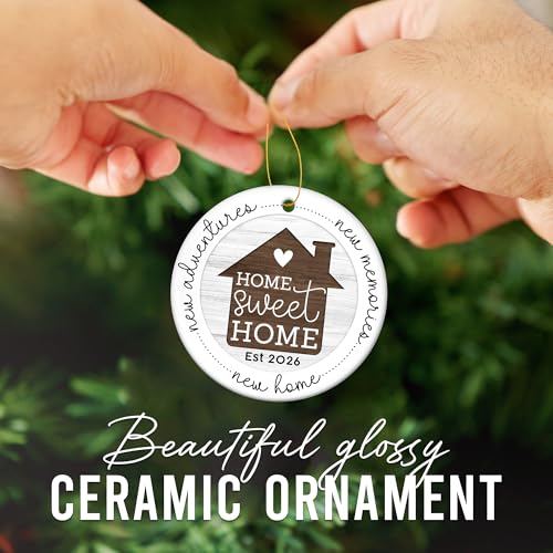 HEXMOZ New Home Gift Ideas - New Home Ornament 2026 - color: Home 2026