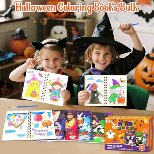 ZMLM 24 Pack Halloween Coloring Books - Halloween Party Favors for Kids 4-8 - style: Halloween