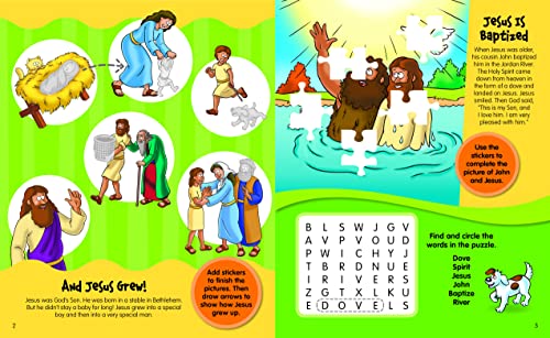 The Beginner's Bible All About Jesus Sticker and Activity Book