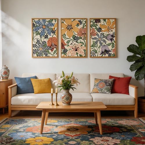 IARTTOP Abstract Flower Wall Art Boho Floral Wall Decor Wildflowers Artwork - color: Abstract Flower Canvas Wall Art, size: 15.8"L x 23.6"W