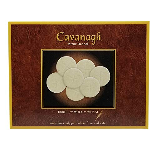 Congregation Communion Breads/Wafers; 1-1/8" Diameter, Whole Wheat Flour (1,000 per box)