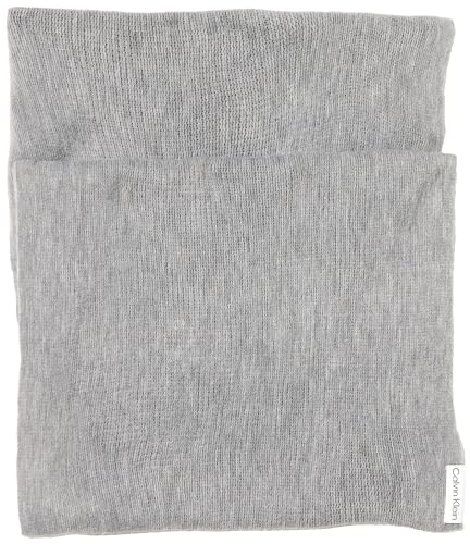 Calvin Klein Infinity Acrylic Loop Scarf - color: Heathered Grey