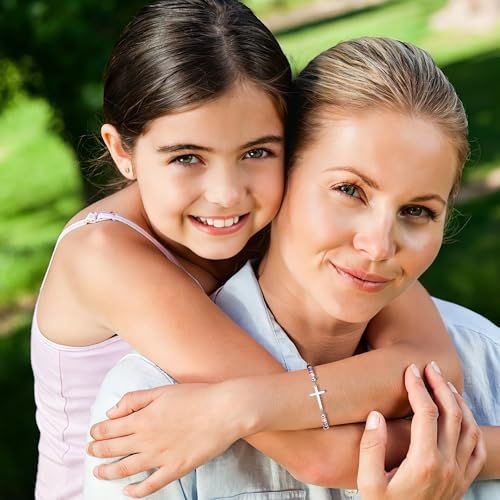 Adjustable Religious Gifts Cross Bracelet for Women Girl - style: Daughter