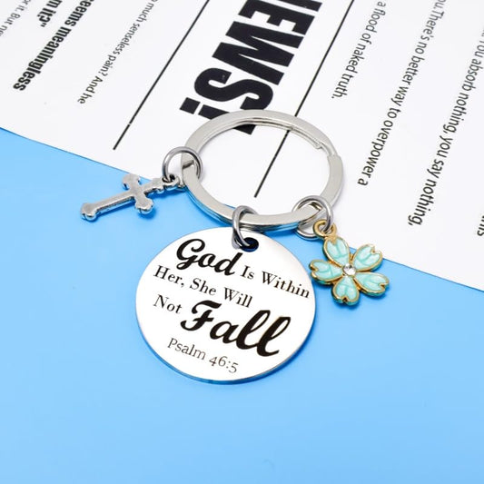 Cross Keychain Christian Jesus keychain Religious Gifts Inspirational Christian Bible Gift For Women Teen Girl Best Friend Mom Daughter Jewelry Female Gift Long Distance Gifts