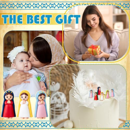 Amyhill Mini Virgin Mary Figurines - color: Colorful, size: Mary