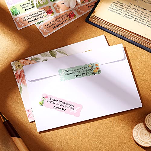 200 Pcs Scripture Stickers Bible Verse Inspirational Christian Gift Tags