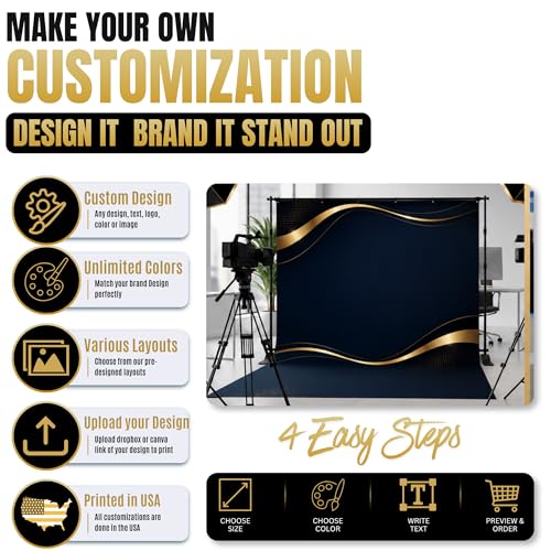 custom backdrop banner stand by BCB custom banner with stand Printed in USA - color: Backdrop Banner with Stand