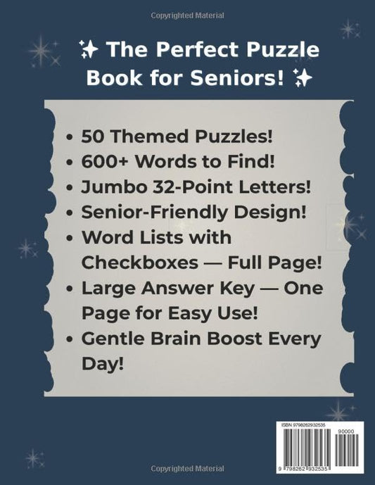 Extra Large Print Bible Word Search for Seniors: Senior-Friendly Bible Themes and Worship Word Searches — Extra Large Print, Answer Key