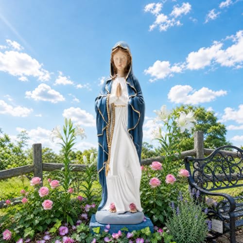 Coloful Virgin Mary Praying Statue 23.5 Inch Tall - color: Colorful Virgin Mary(23.5 Inch)