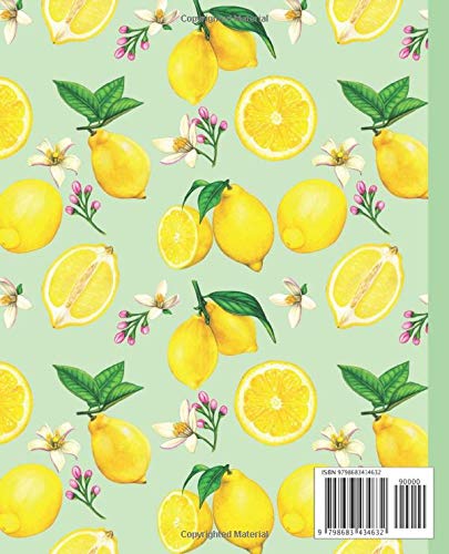 Composition Notebook: Wide Ruled Lined Paper Notebook Journal | Lemon Watercolor Pattern | Workbook for Girls Kids Teens Students for Back to School and Home College Writing Notes