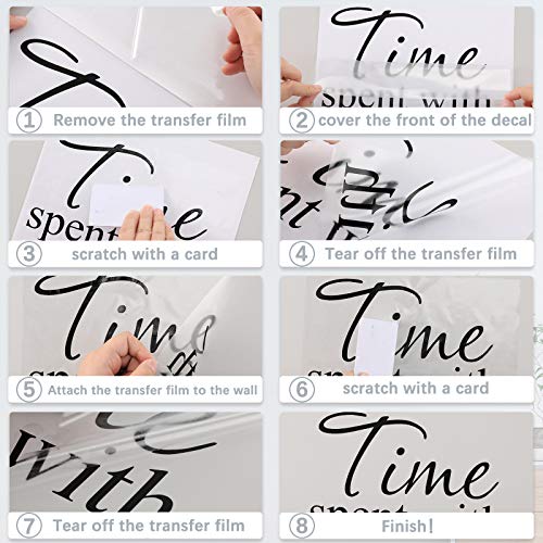 This is Us Crazy Loud Love Wall Decal Vinyl Love Quote Wall Decal Inspirational Family Quote Sticker Art Lettering Saying Home Decoration for Bedroom Living Room Office