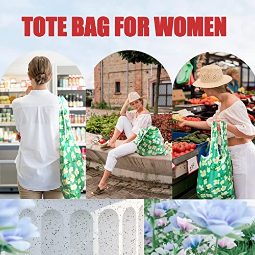 RUIPBOTE12 Pack Reusable Grocery Bag, Foldable Shopping Bag, Large Capacity Gift Tote Bag, Storage Bag for Groceries
