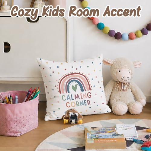 Calm Down Corner Supplies Calming Corner Decor Pillow Cover 18x18 - color: Corner