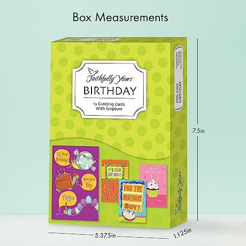 Faithfully Yours Designer Greetings Cute Birthday Boxed Card For Kids