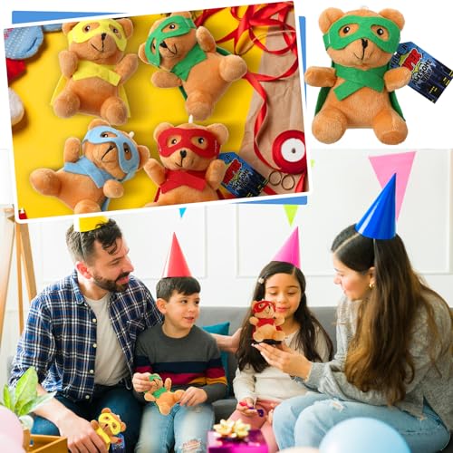 Silipull 18 Pcs Hero Party Stuffed Animal Bears Hero Plush Teddy Bear - style: Hero