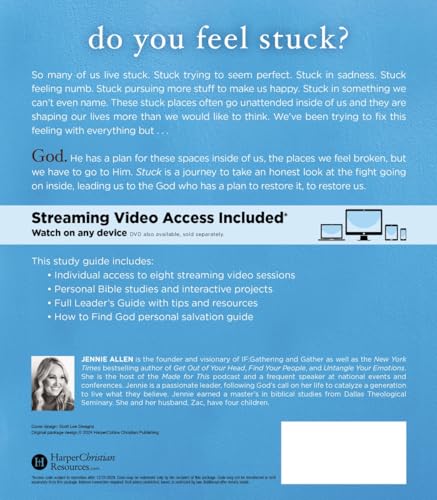 Stuck Bible Study Guide plus Streaming Video, Updated Edition: The Places We Get Stuck and the God Who Sets Us Free