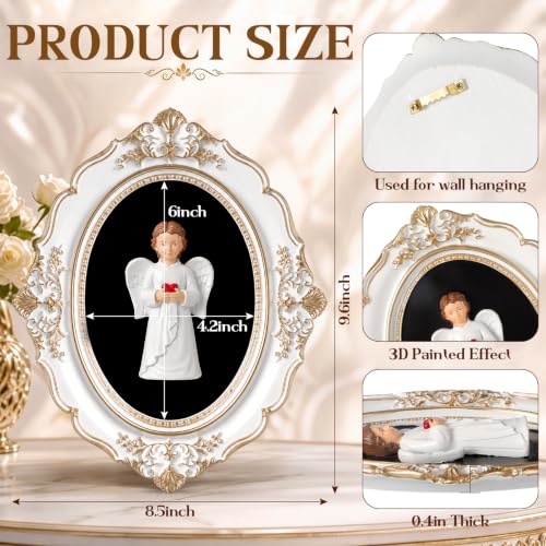 Thyle Guardian Angel Wall Art Decor Vintage Sculpture Catholic Wall Art - style: Guardian Angel