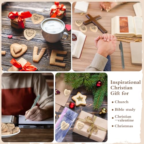 Gersoniel 30 Set Christian Gift for Women Prayer Cards Pens,Fresh Color - color: Fresh Color