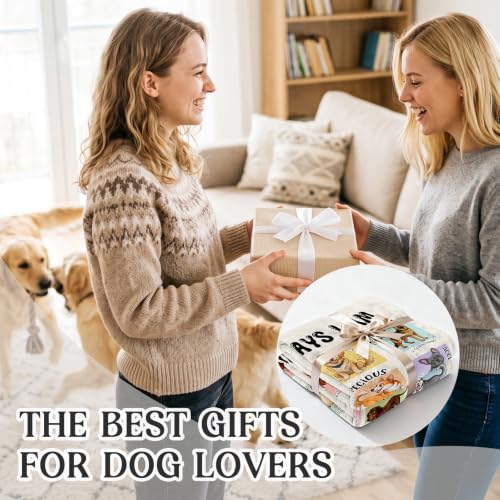 Dog Lover Gifts for Women, God Says I Am Throw - color: Dog Lover