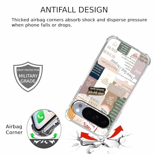 Bible Verses Christian Jesus Quotes Collage Pattern,Soft TPU Bumper Phone Case for Google Pixel 10/10 Pro - size: Google Pixel 10/10 Pro/10 Pro