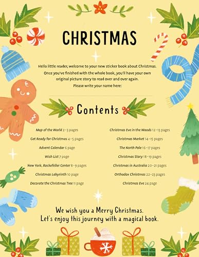 Deluxe Sticker Book: Christmas